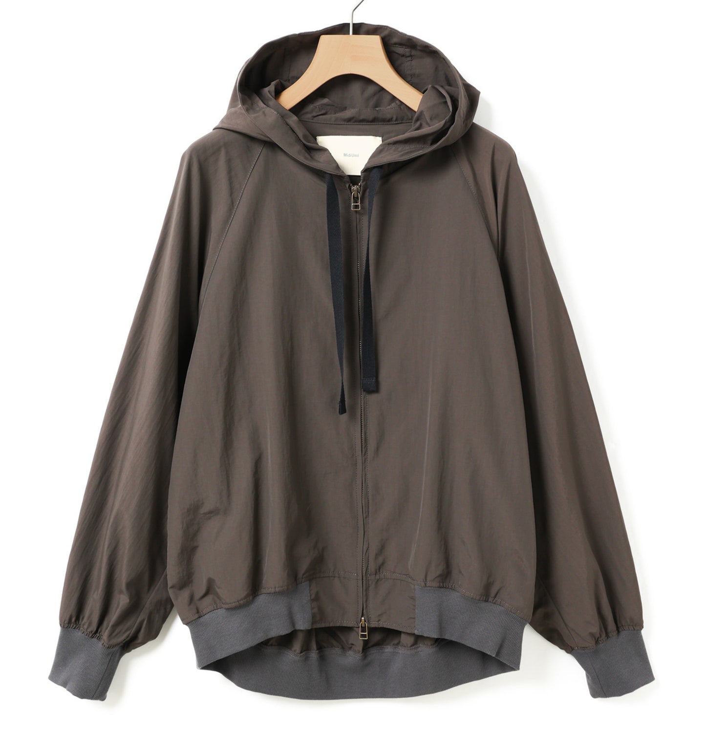 hooded blouson