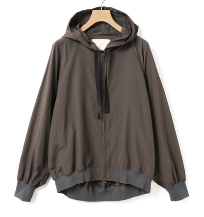 hooded blouson