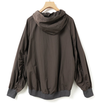 hooded blouson