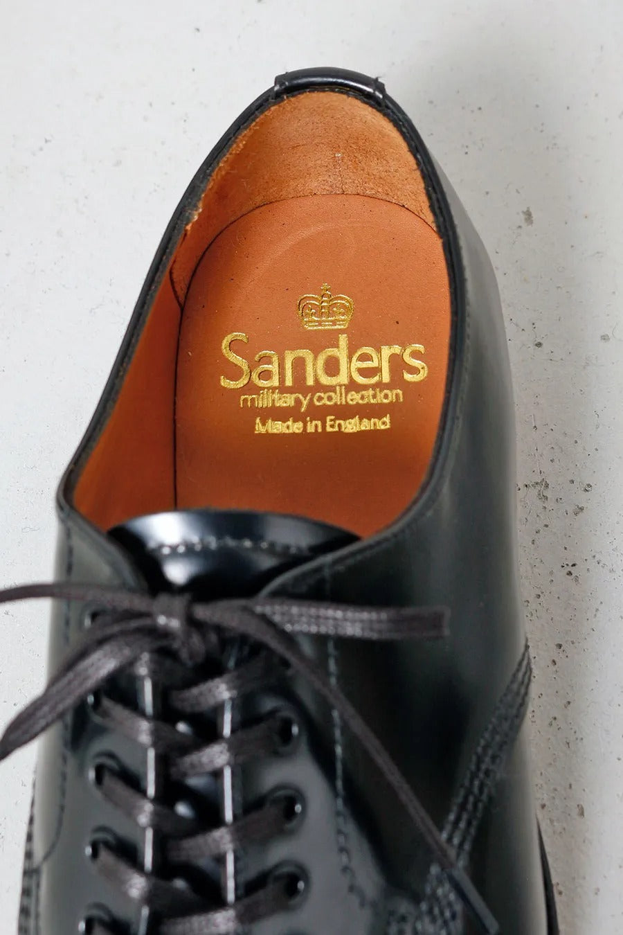 SANDERS MILITARY DERBY SHOE