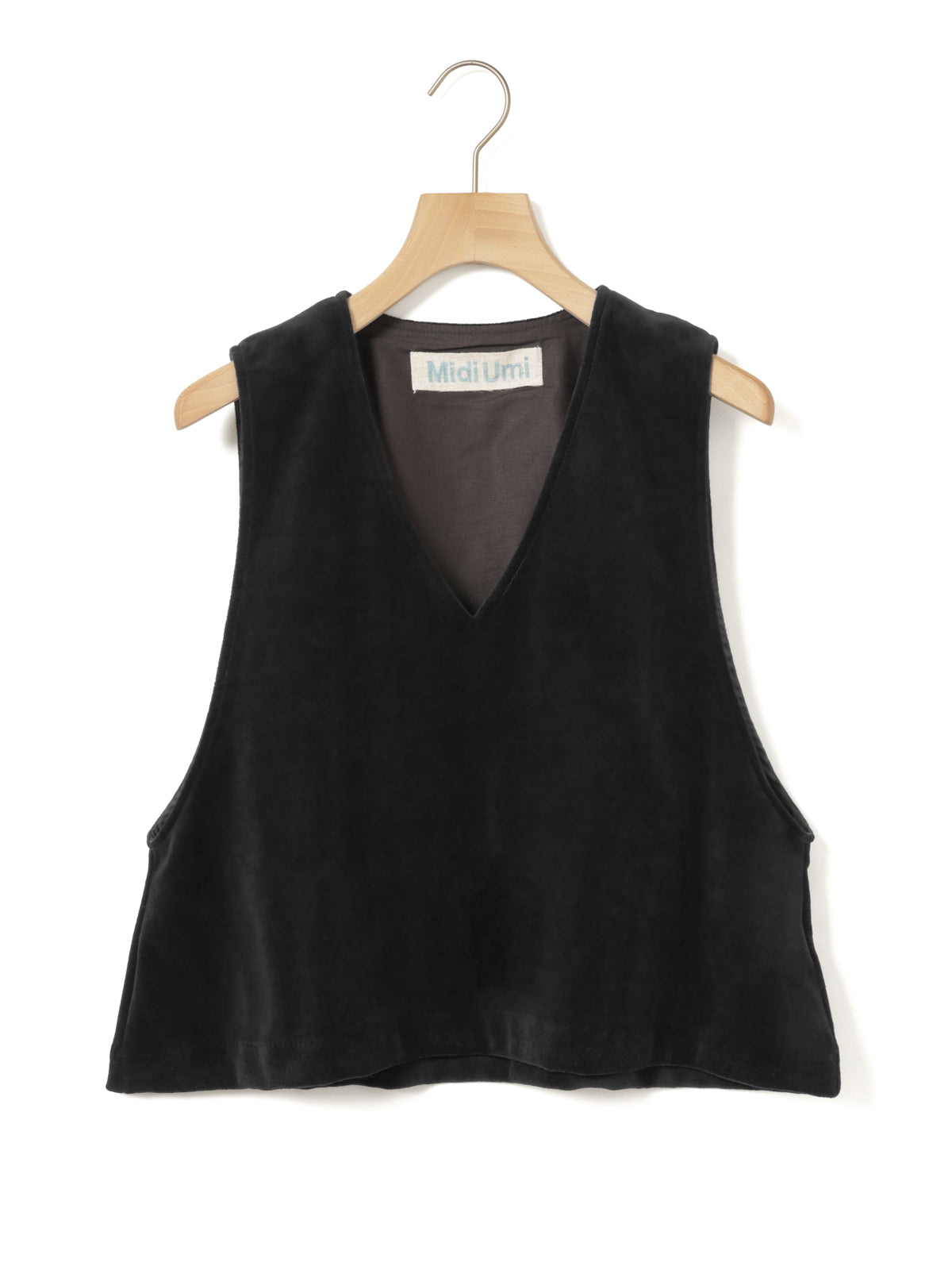 4-710363 velour flare vest