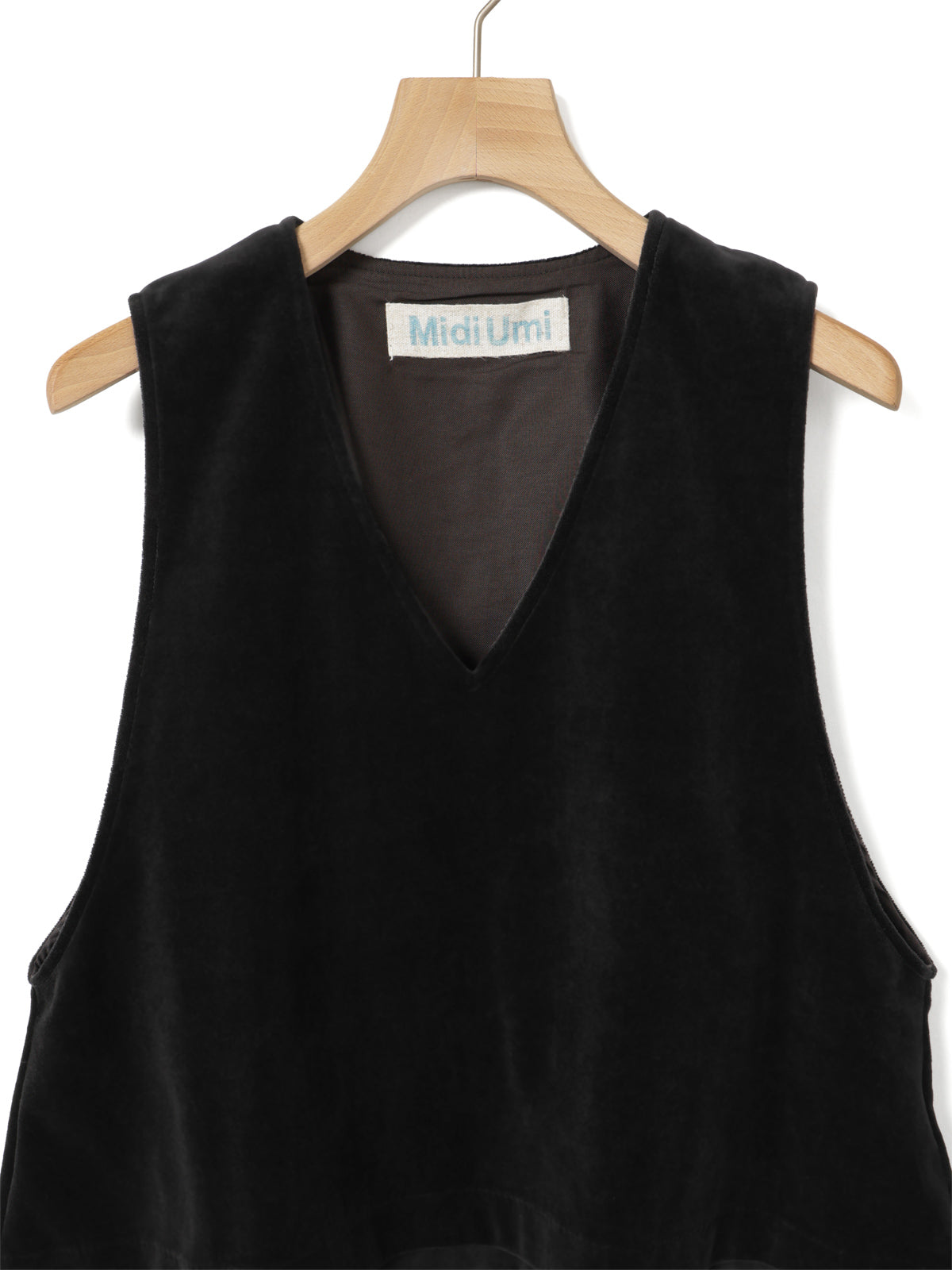 4-710363 velour flare vest