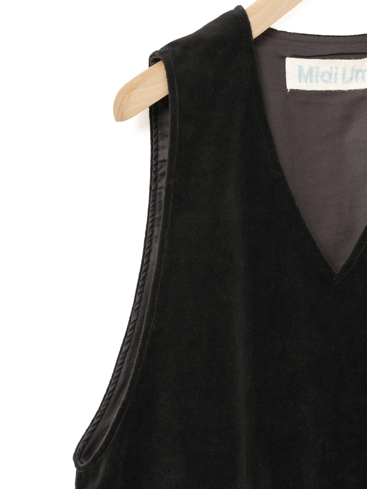 4-710363 velour flare vest