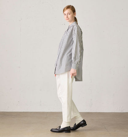 high waist white denim pants