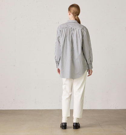 high waist white denim pants