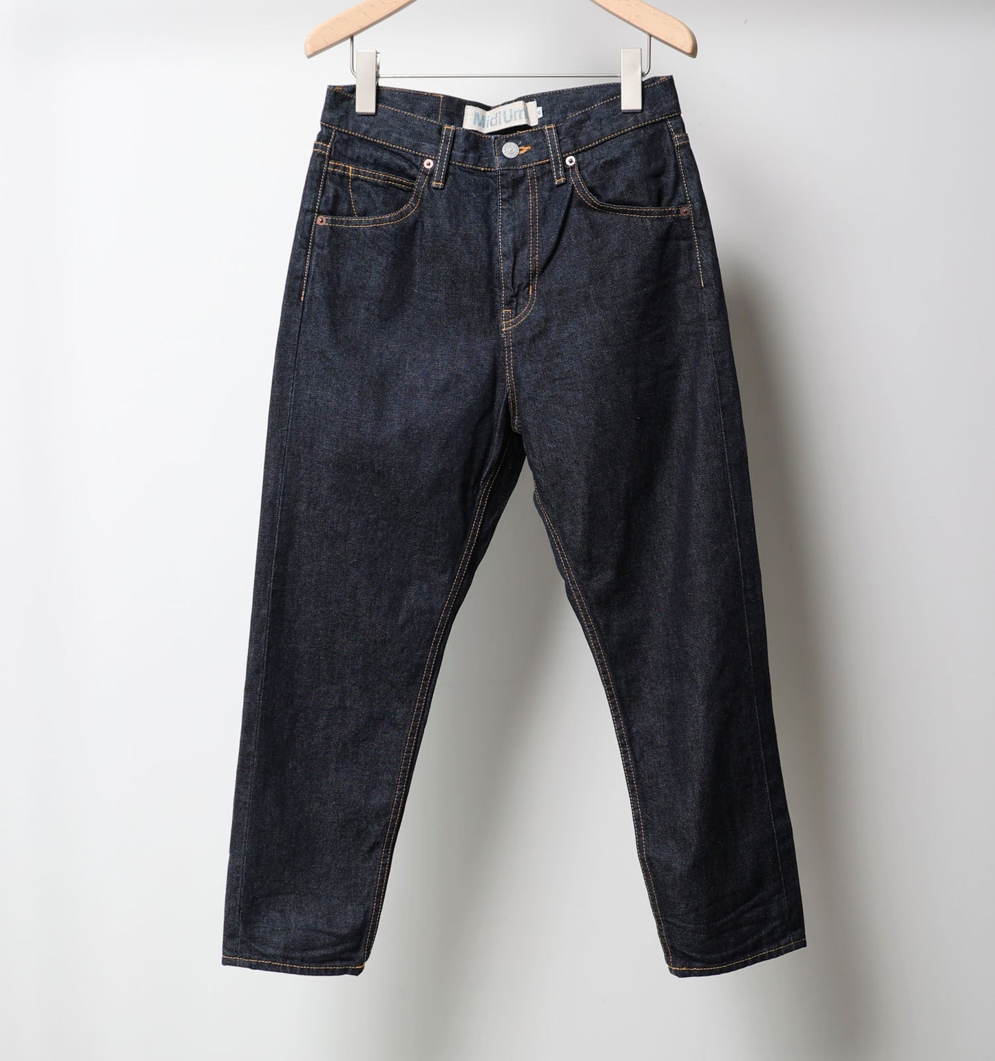 high waist denim pants