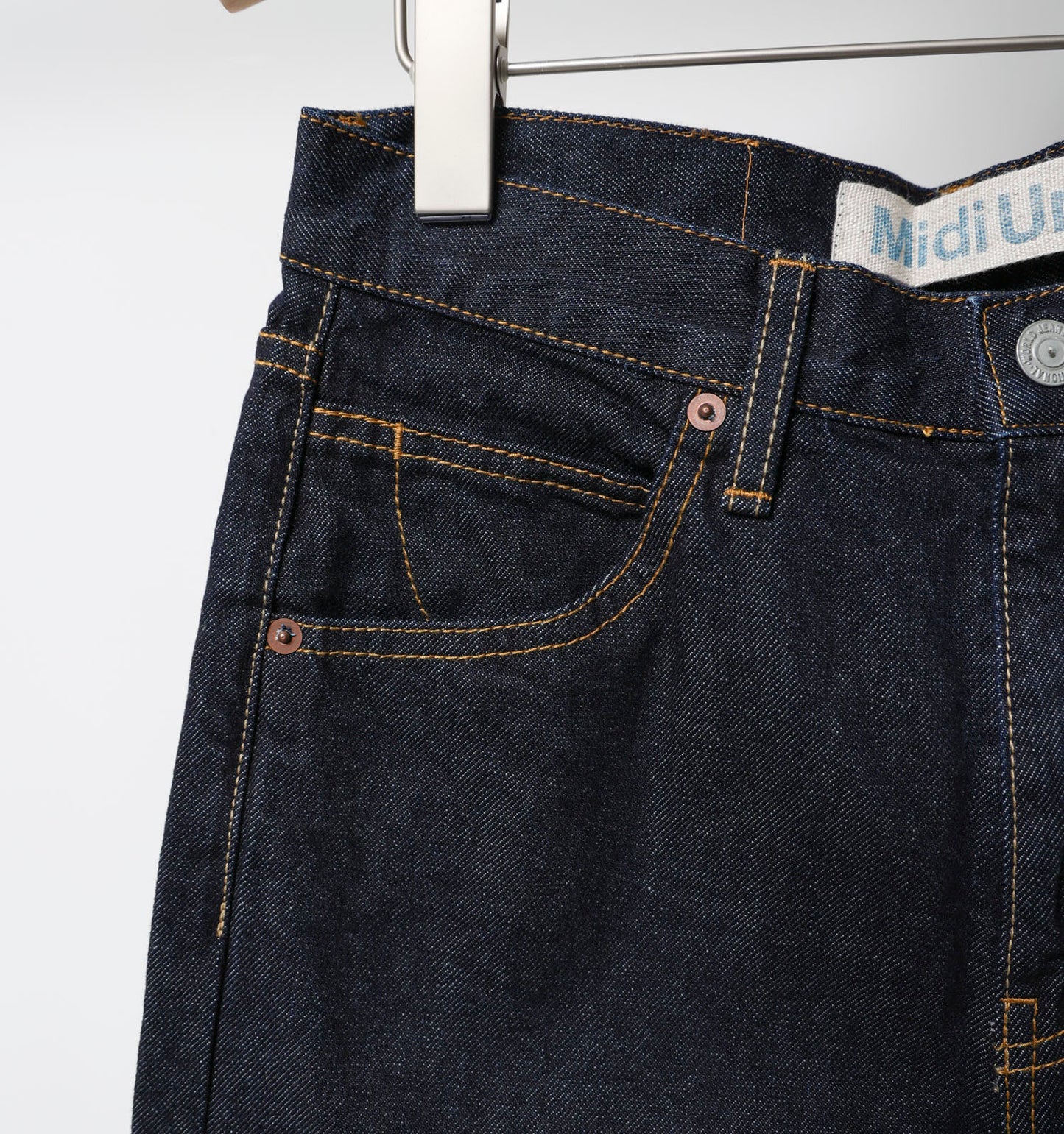 high waist denim pants
