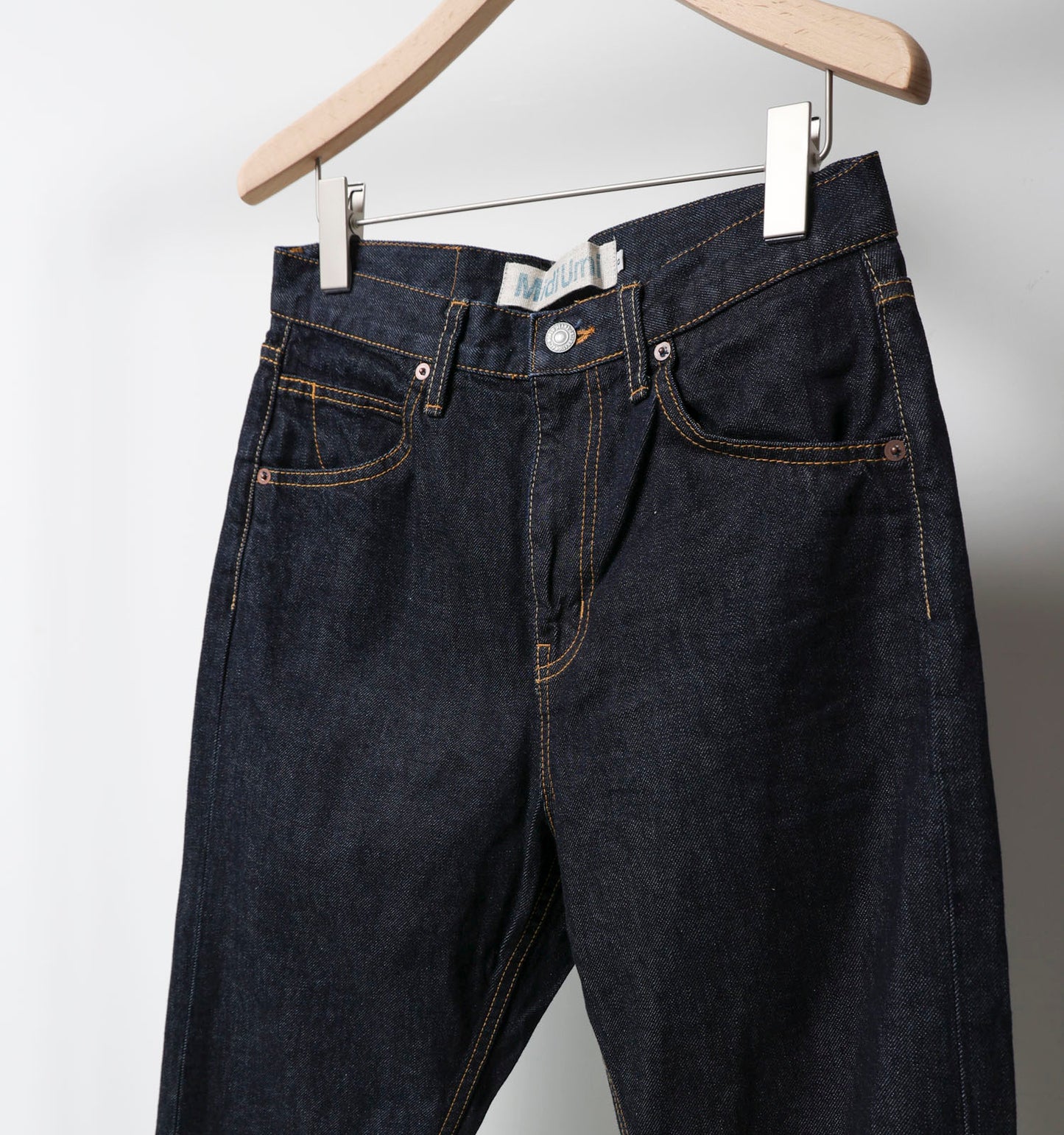 high waist denim pants