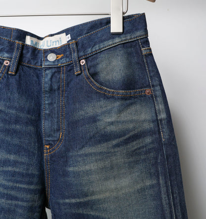 high waist denim pants