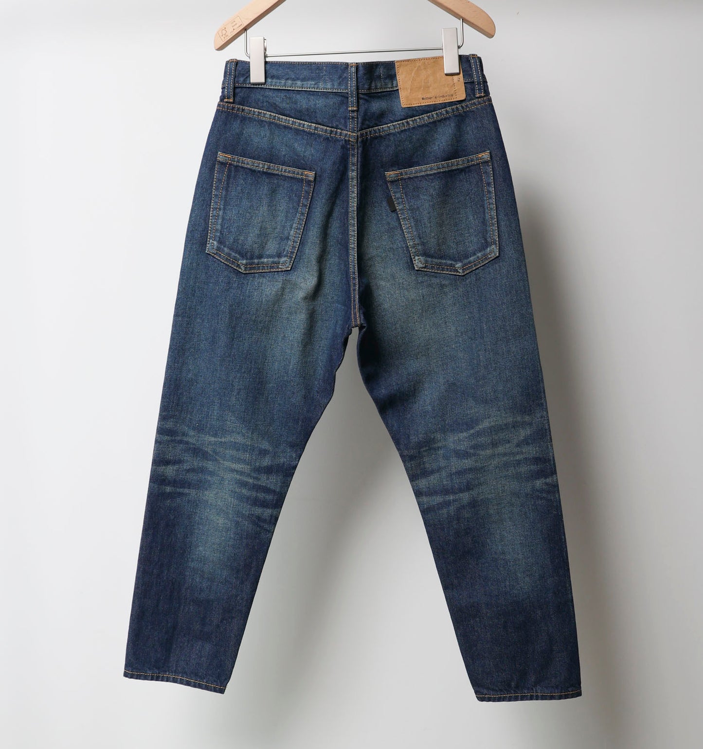 high waist denim pants