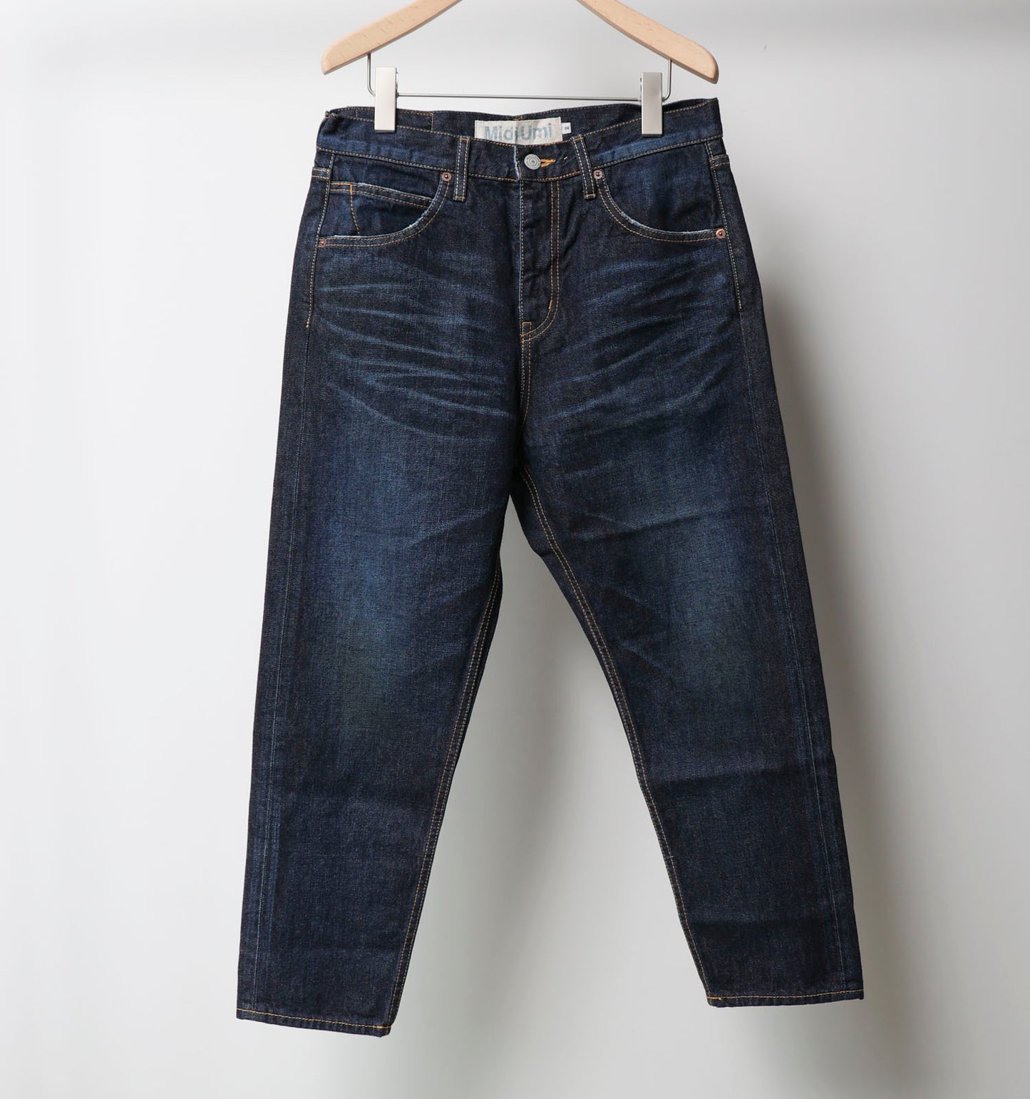 high waist denim pants