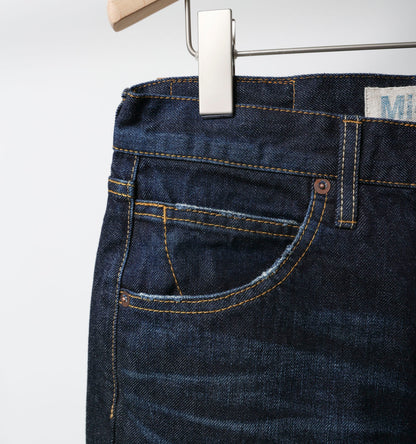 high waist denim pants