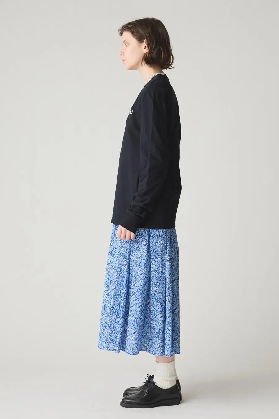 Twin Tipped Long Sleeve T-Shirt / Fred Perry
