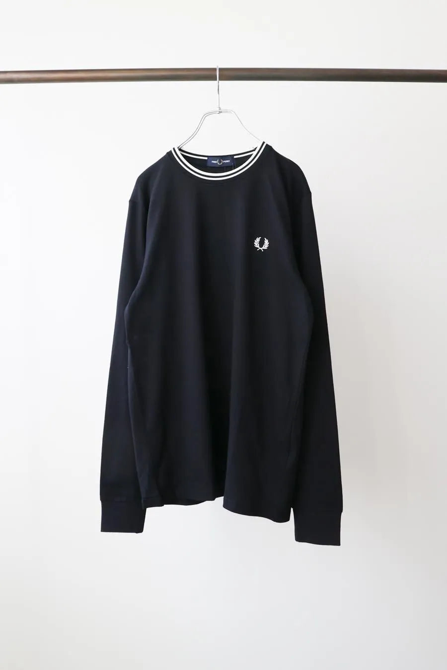 Twin Tipped Long Sleeve T-Shirt / Fred Perry