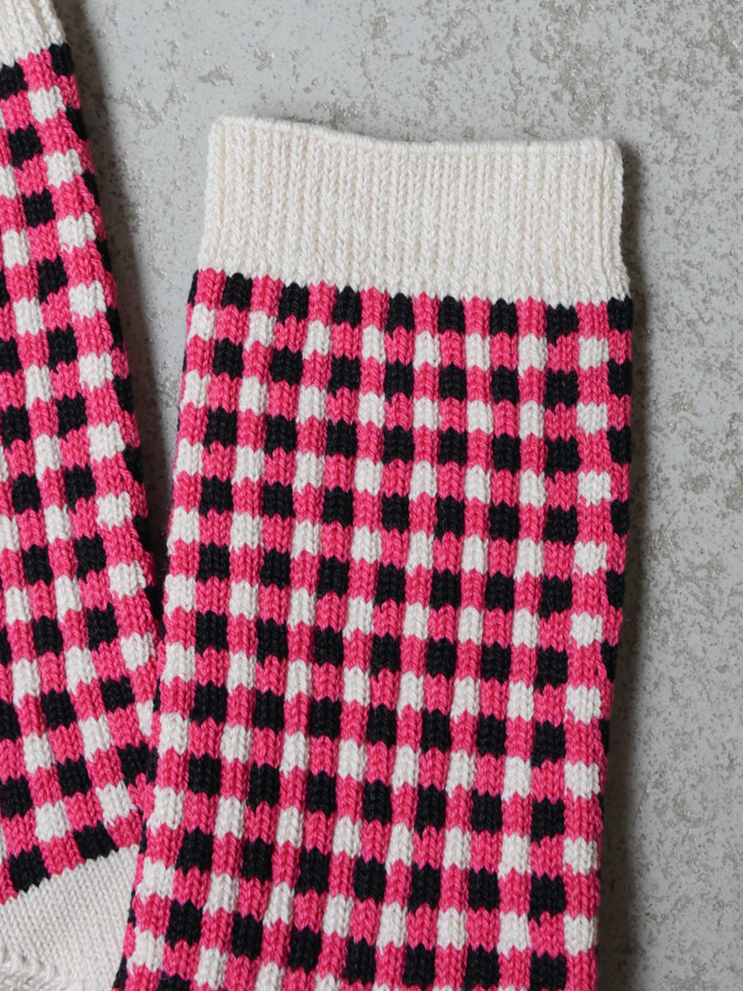 GINGHAM CHECK SOCKSR1506 /ROTOTO