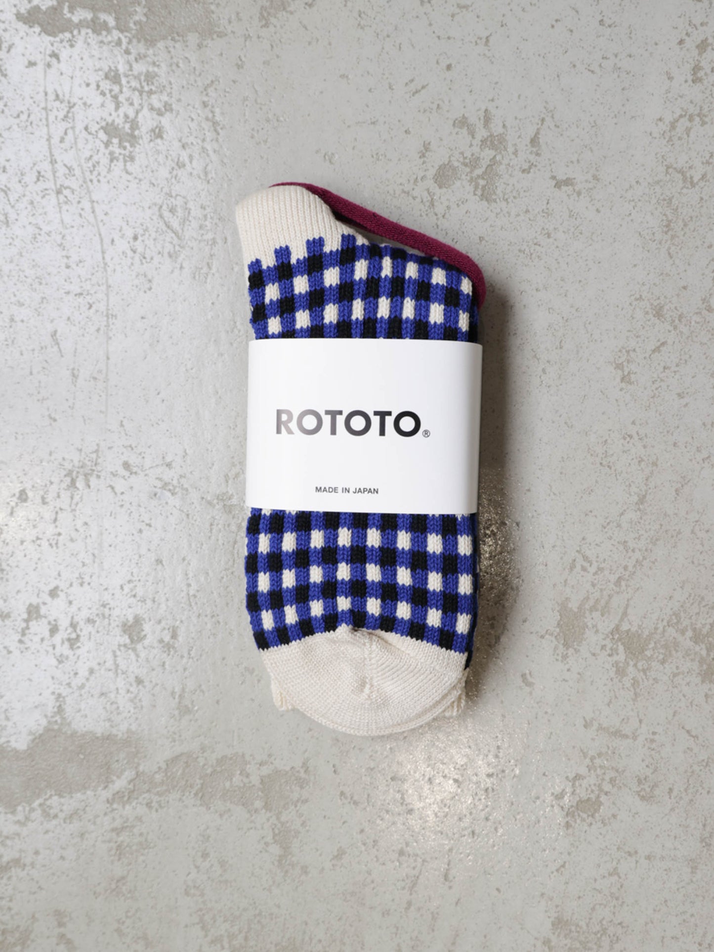 GINGHAM CHECK SOCKSR1506 /ROTOTO