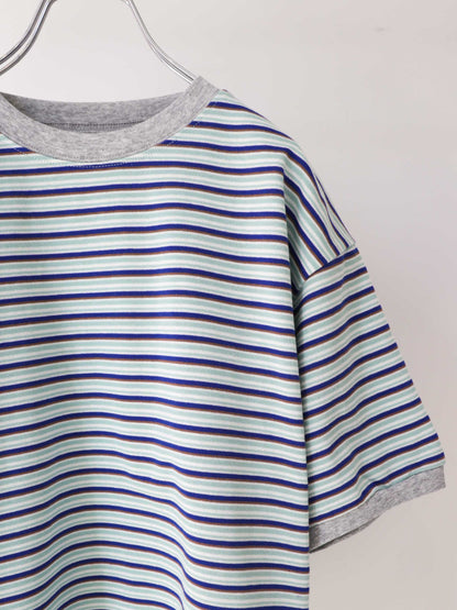 multi border T-shirt/STAR&STRIPE