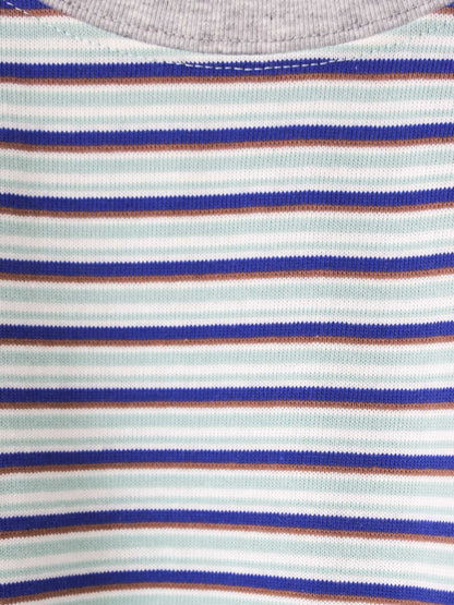 multi border T-shirt/STAR&STRIPE