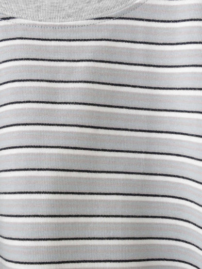 multi border T-shirt/STAR&STRIPE