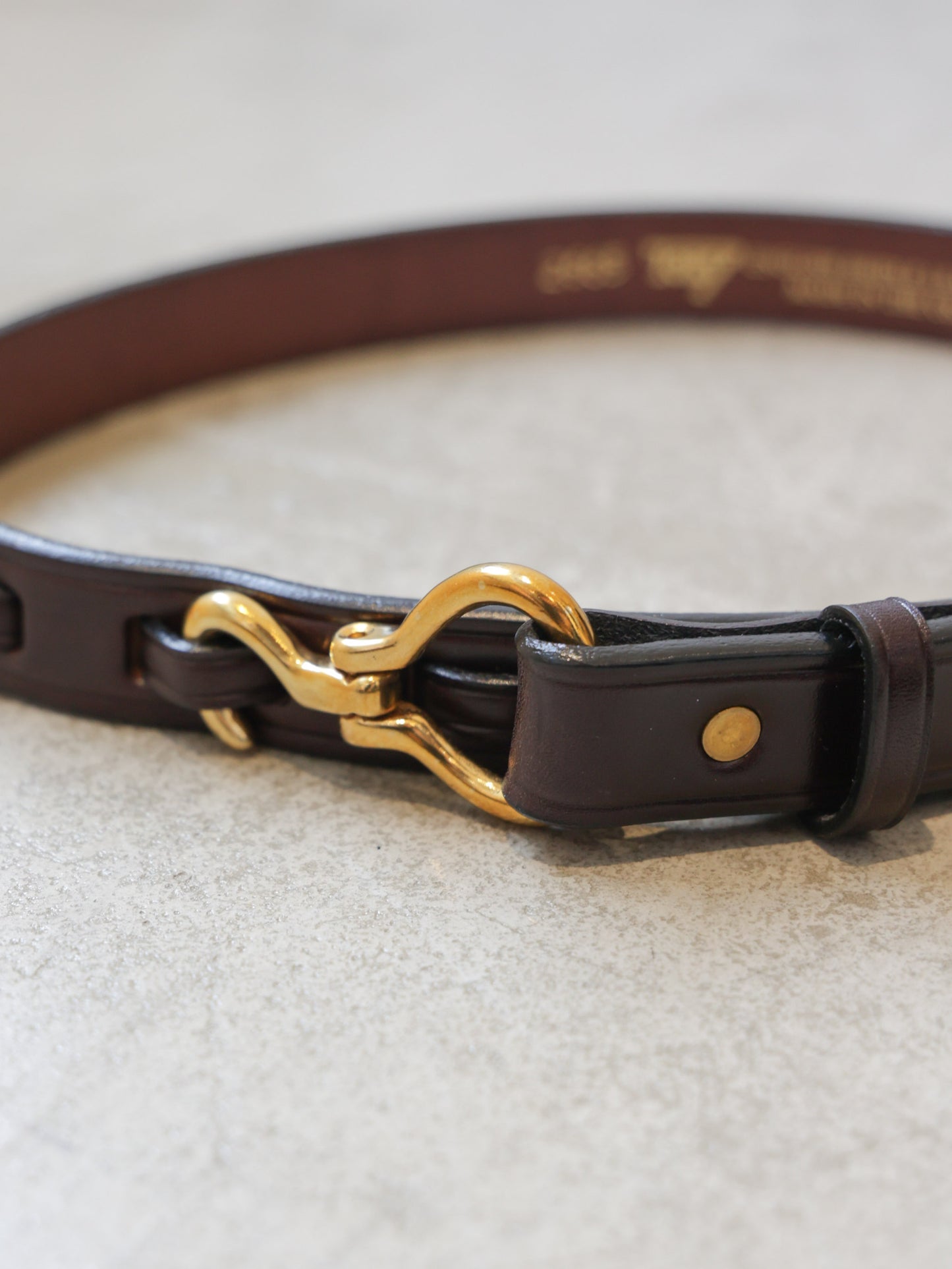 TORY LEATHER Hoop pick Belt