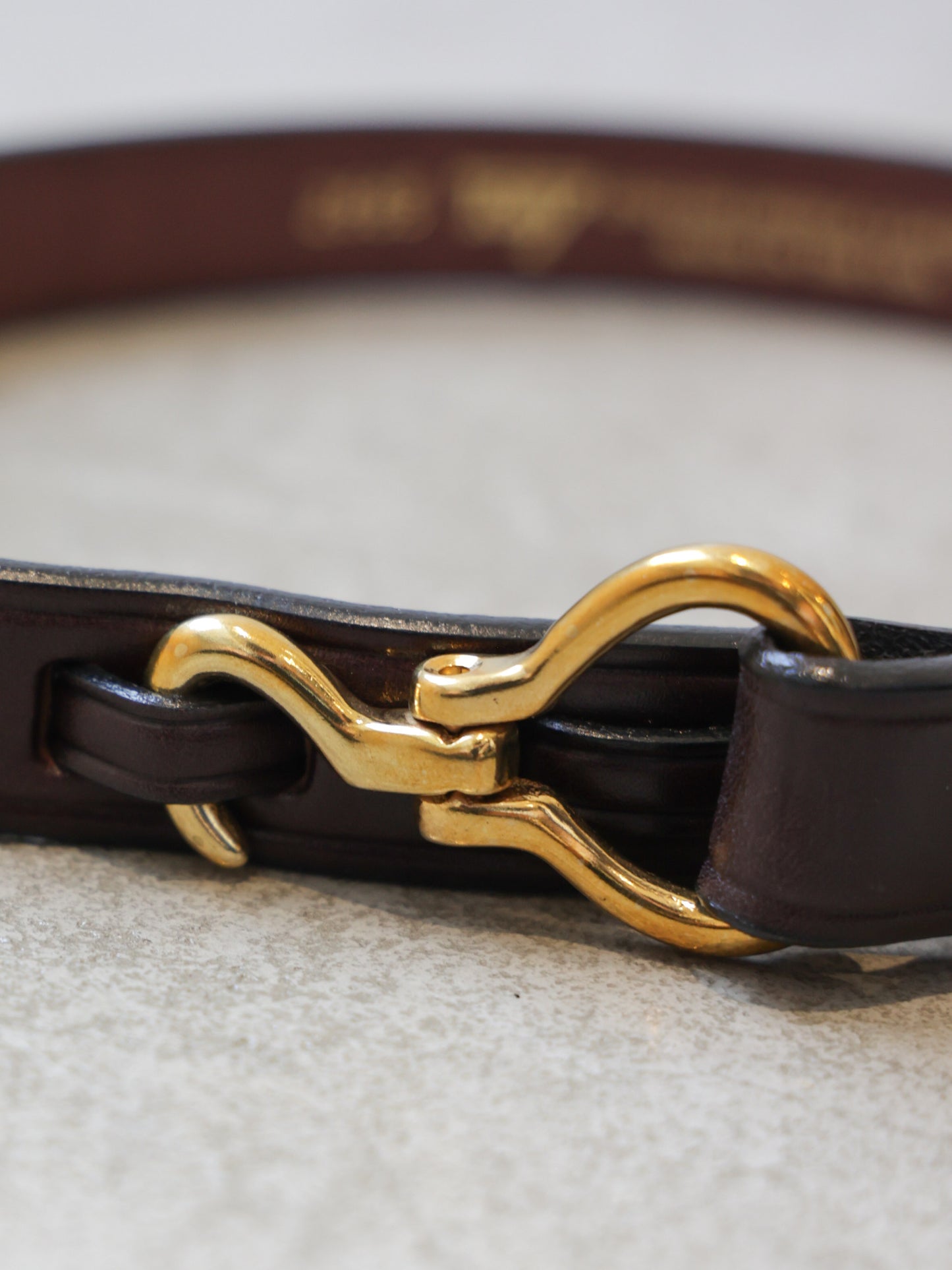 TORY LEATHER Hoop pick Belt