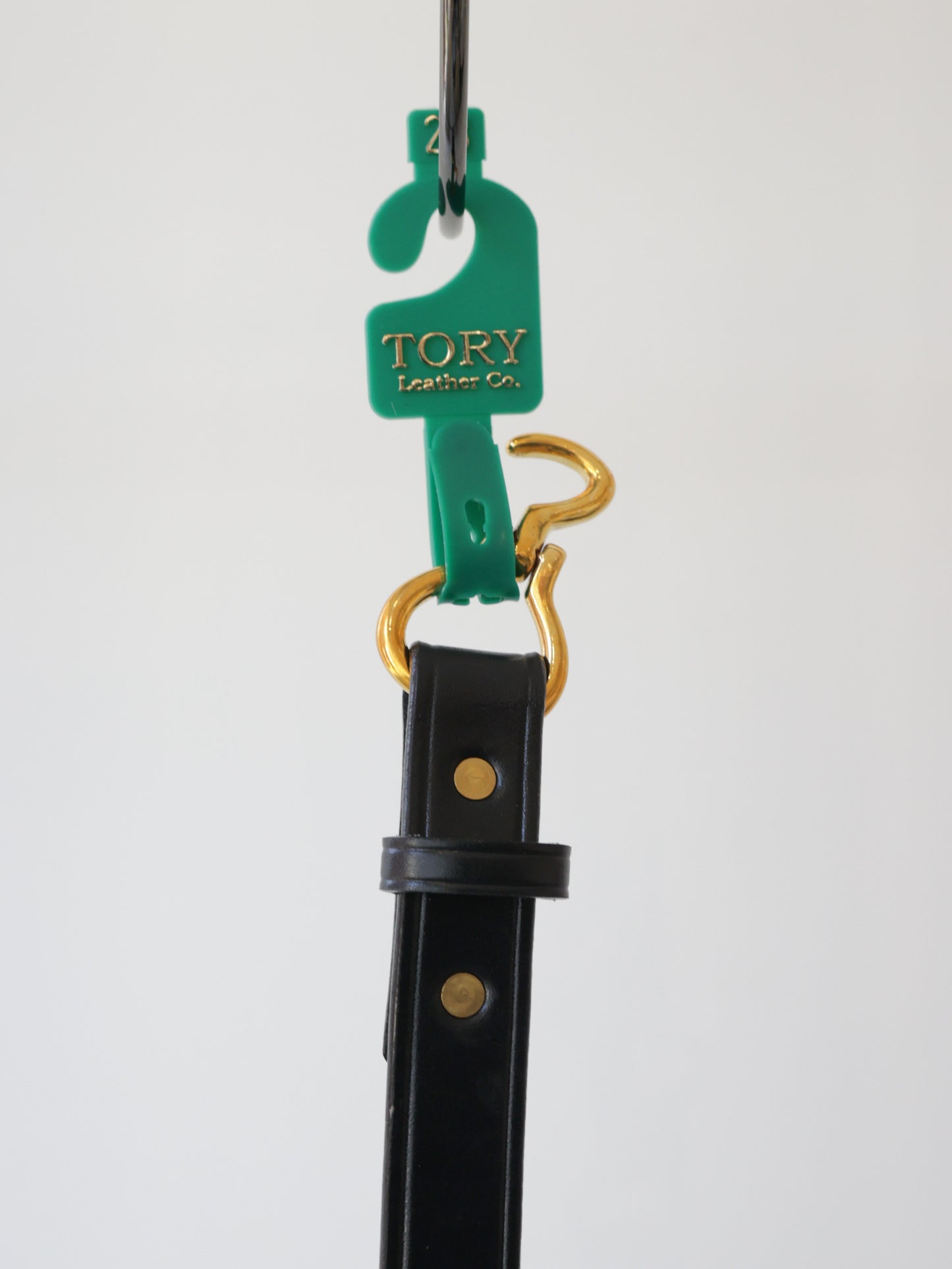 TORY LEATHER Hoop pick Belt